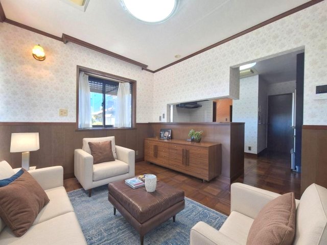 居室・リビング　CG家具の為、実際に家具の設置はありません。