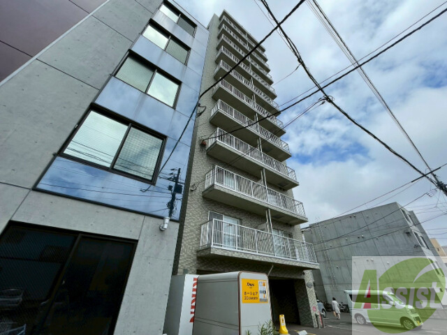 建物外観　札幌市北区北２１条西「デュオヴェール」
