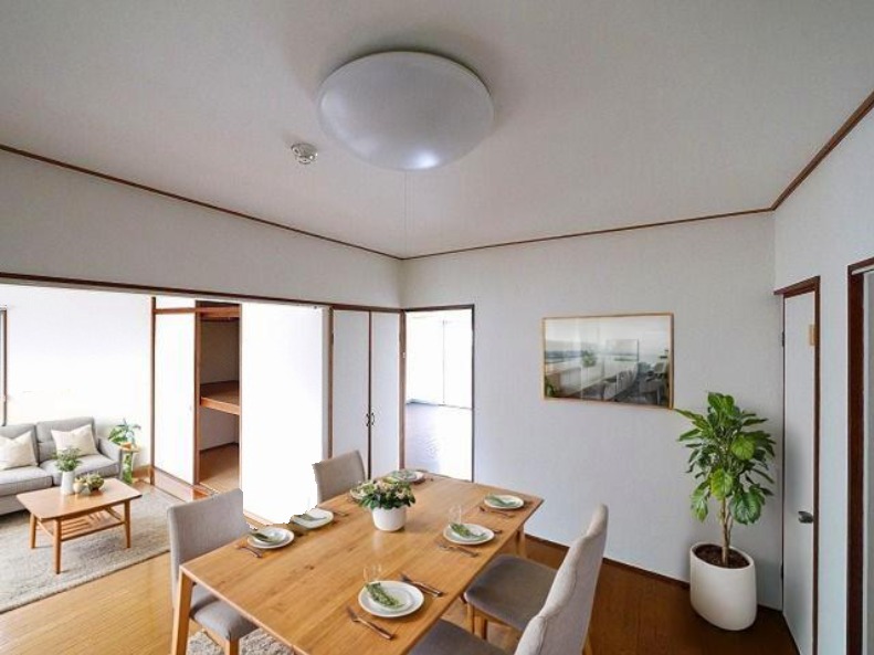 居室・リビング　CGで家具等を配置したもので家具等は含まれません