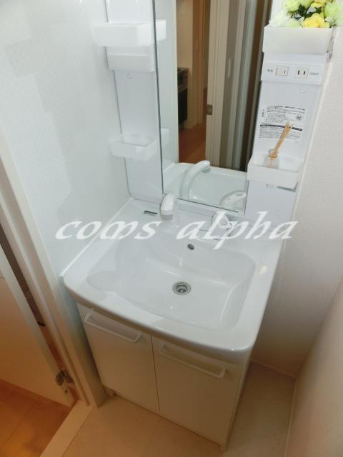洗面設備　セピアコート　洗髪洗面化粧台