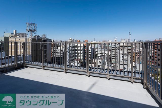 バルコニー　Hタイプ2016年3月撮影 ルーフバルコニー