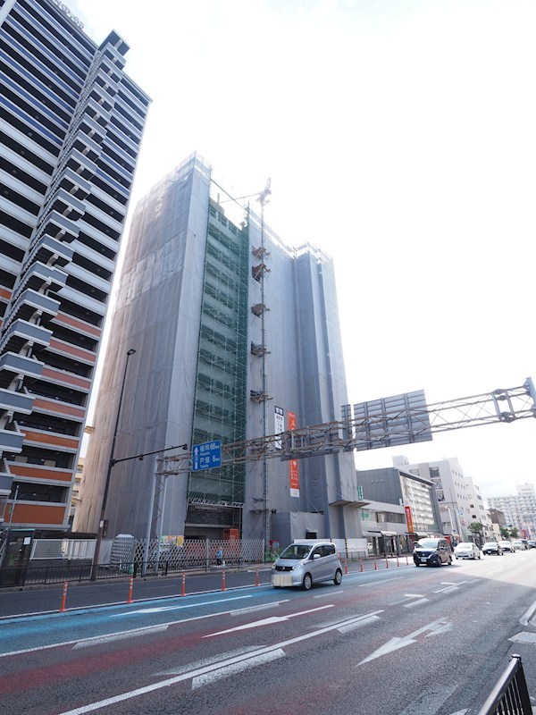 建物外観　新築完成。入居開始しました