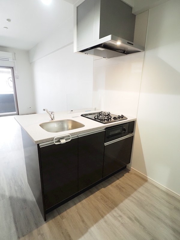 キッチン　対面キッチンに二口です