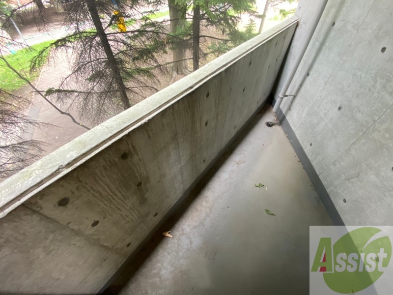 バルコニー　バルコニーです。洗濯物を干したり一息ついたりできますね！