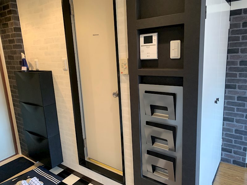 セキュリティ　モニター付きインターホンで安心ですね★