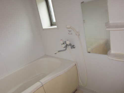 バス・シャワールーム　反転間取り別部屋写真です。