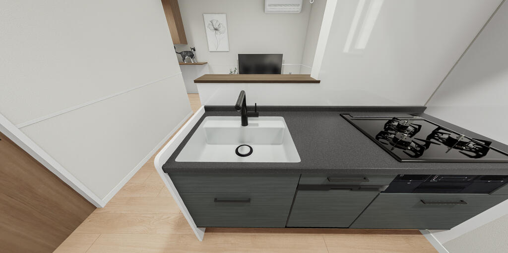 キッチン　※完成イメージ図となります。