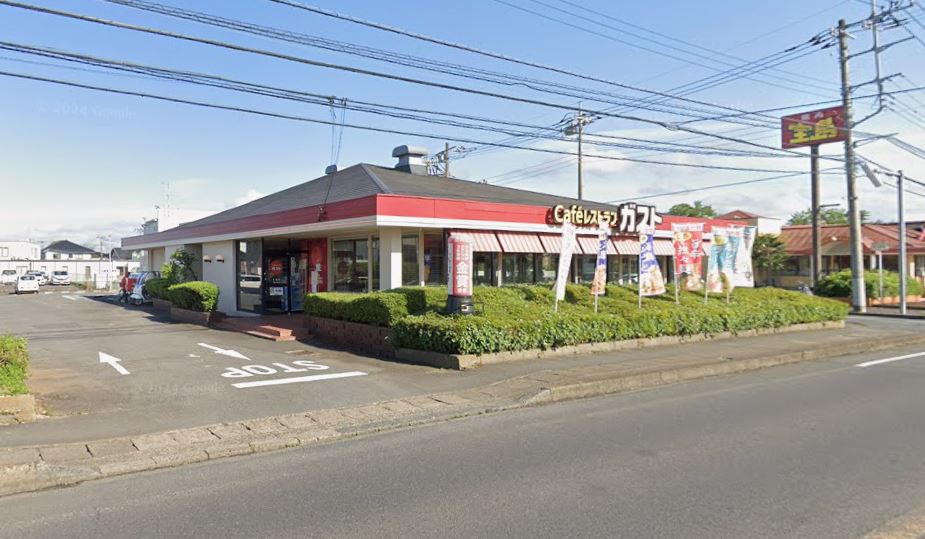 飲食店　ガスト 土浦店(から好し取扱店)（飲食店）まで2459m