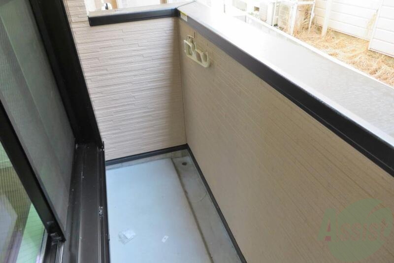 バルコニー　室内干しもできますが、外干しもちゃんとできそうですね