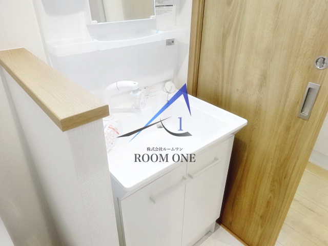 洗面設備　洗面台です。
