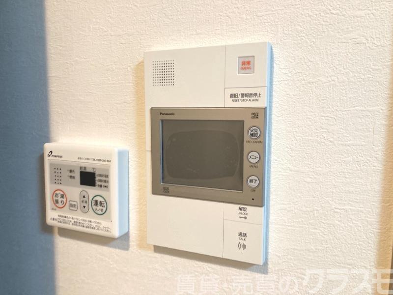 セキュリティ　来訪者が確認できるモニターホン♪