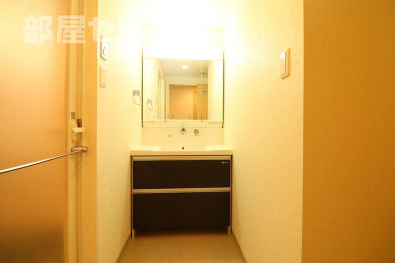 洗面設備　他のタイプのお部屋です。