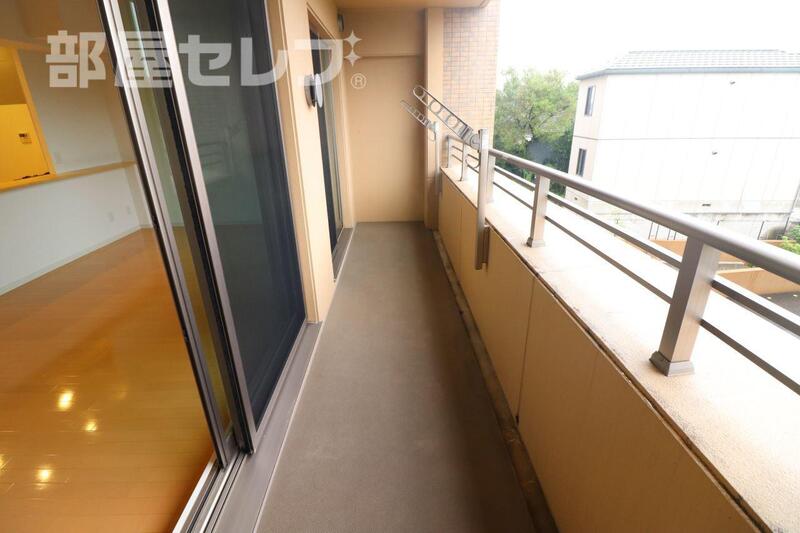 バルコニー　他のタイプのお部屋です。