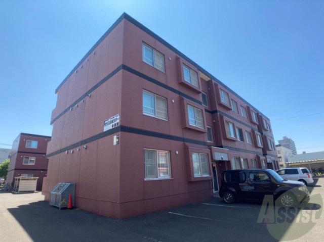 建物外観　札幌市北区屯田６条「クリスタルリバー参番館」