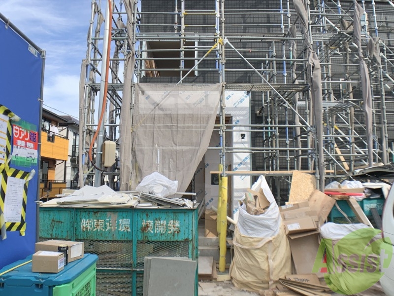 居室・リビング　現在建築中の為、外観写真のみになります。