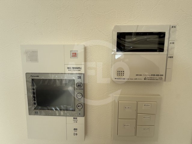 セキュリティ　スプランディッド本町グラン　モニター付きインターホン
