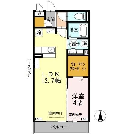 シャルマンの間取り写真
