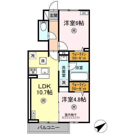 HOPE LODGE Lの間取り写真