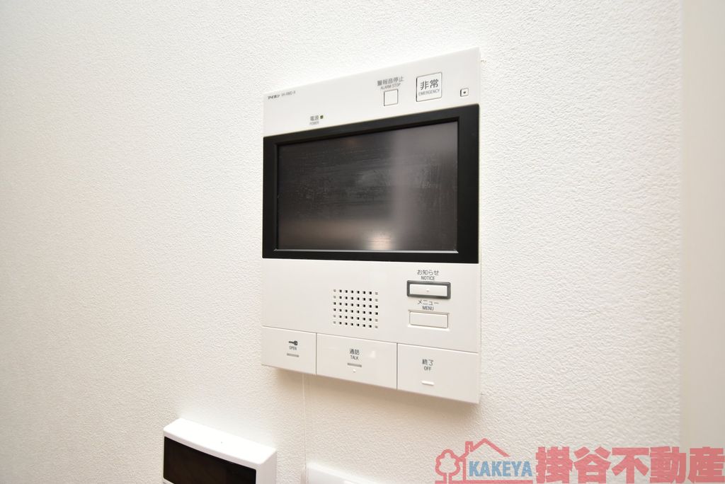 セキュリティ　モニター付きインターホン