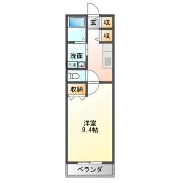 ノースヴィラ壱番館、弐番館の間取り写真