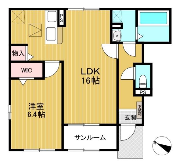 阪急京都線 長岡天神駅 徒歩13分 1階建 築3年の間取り写真