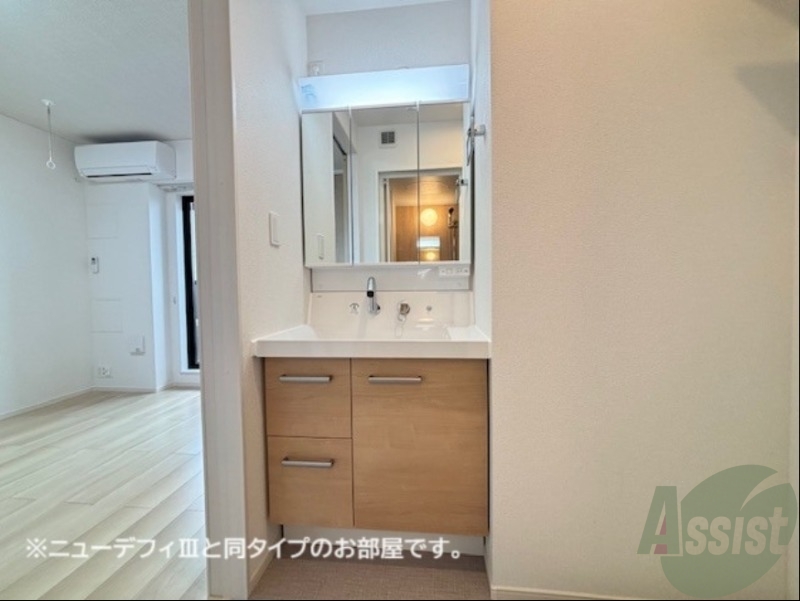 洗面設備　建設中のため、写真はイメージになります。