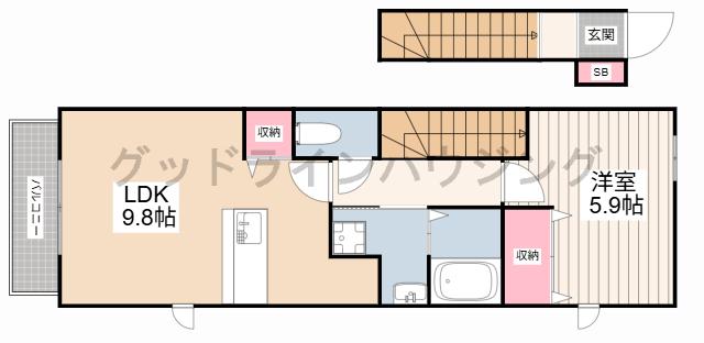ドリーム新町の間取り写真