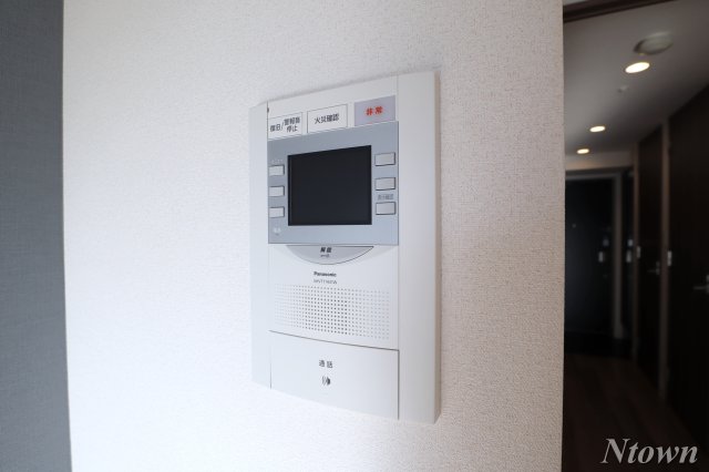セキュリティ　モニター付きインターホンです