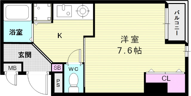 プレサンス神戸メリケンパーク前の間取り写真