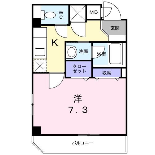 ESPOIR上用賀(エスポワーの間取り写真