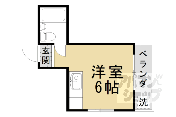 長岡京ハイツの間取り写真