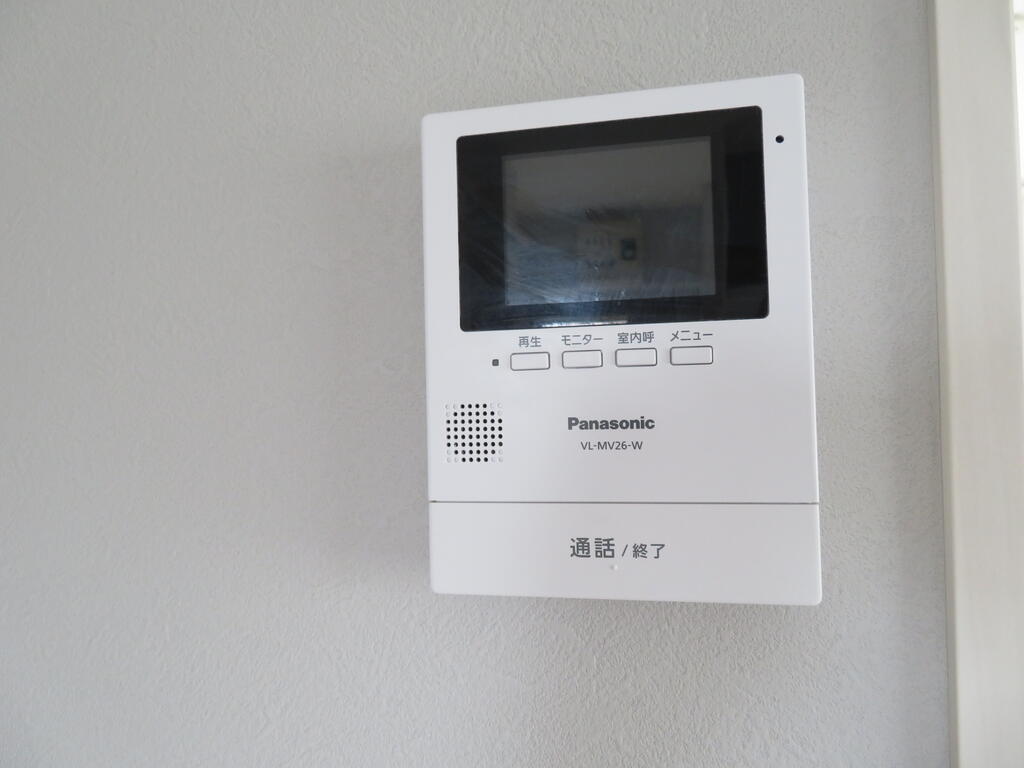 セキュリティ　録画機能付きカラーTVモニターフォンあり
