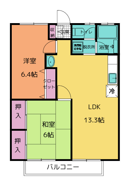 クレセール遊水公園の間取り