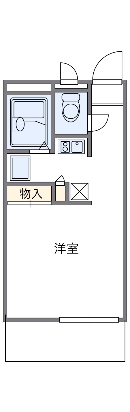 レオパレスシャルマンの間取り