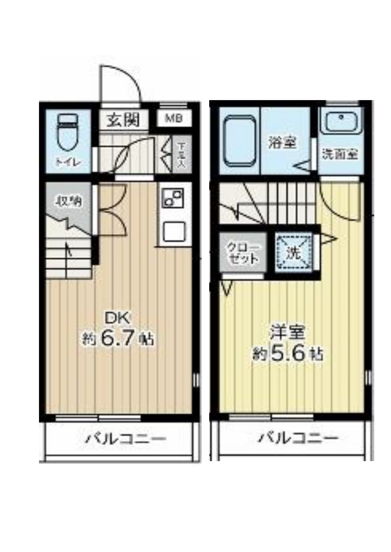 マール アスールの間取り写真