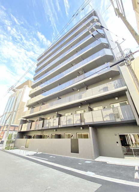 【大阪市淀川区新北野のマンションの建物外観】