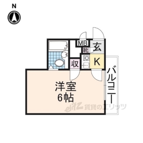 生駒市辻町のマンションの間取り