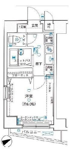 ヴェルト池袋ウエストフォートの間取り