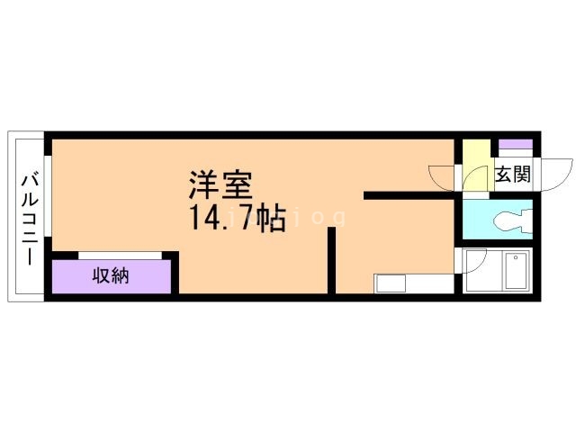 【ハイム桔梗Iの間取り】