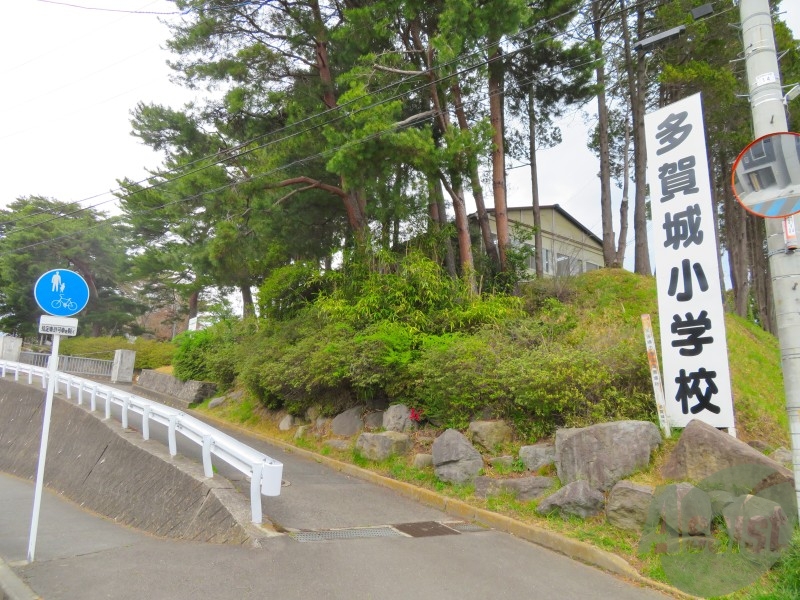 【多賀城市留ケ谷のアパートの小学校】