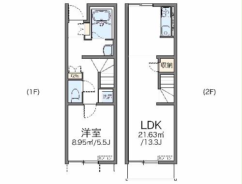 レオネクストクローナＡの間取り