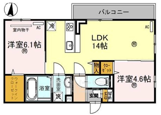 Raffinato東灘の間取り