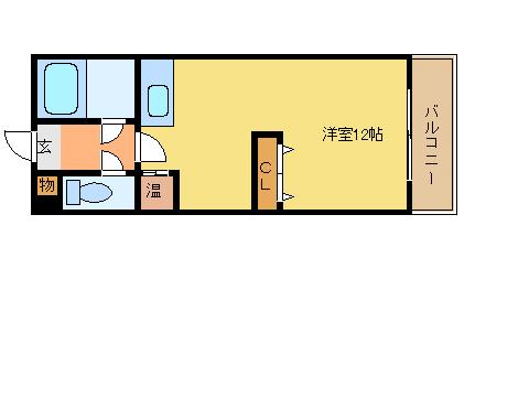神戸市垂水区西舞子のマンションの間取り