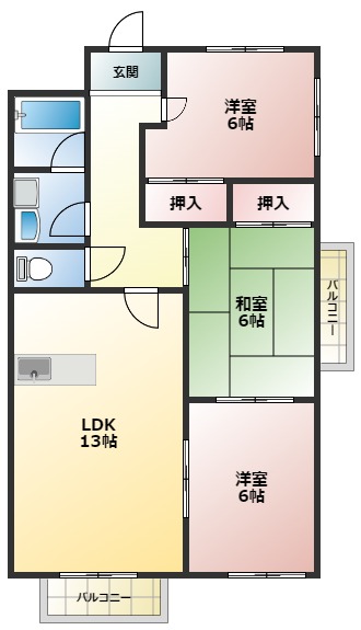 マツヤマビルの間取り