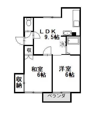 ライズ千歳の間取り