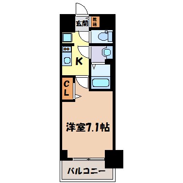 プレサンスNAGOYAファストの間取り