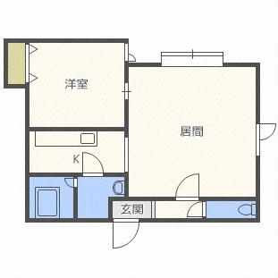 南郷レモンハイツの間取り