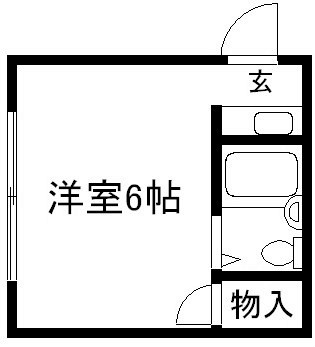 コスモハイツ上御霊の間取り