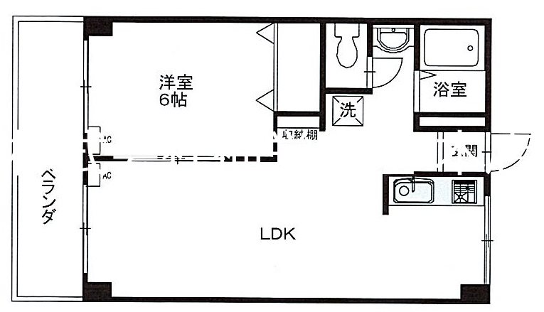 青梅橋ビルの間取り