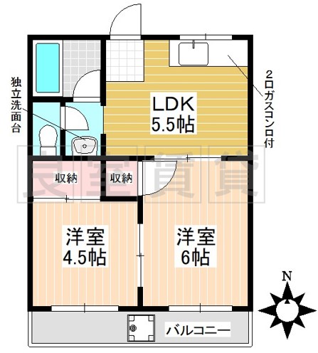 コーポかわきんの間取り